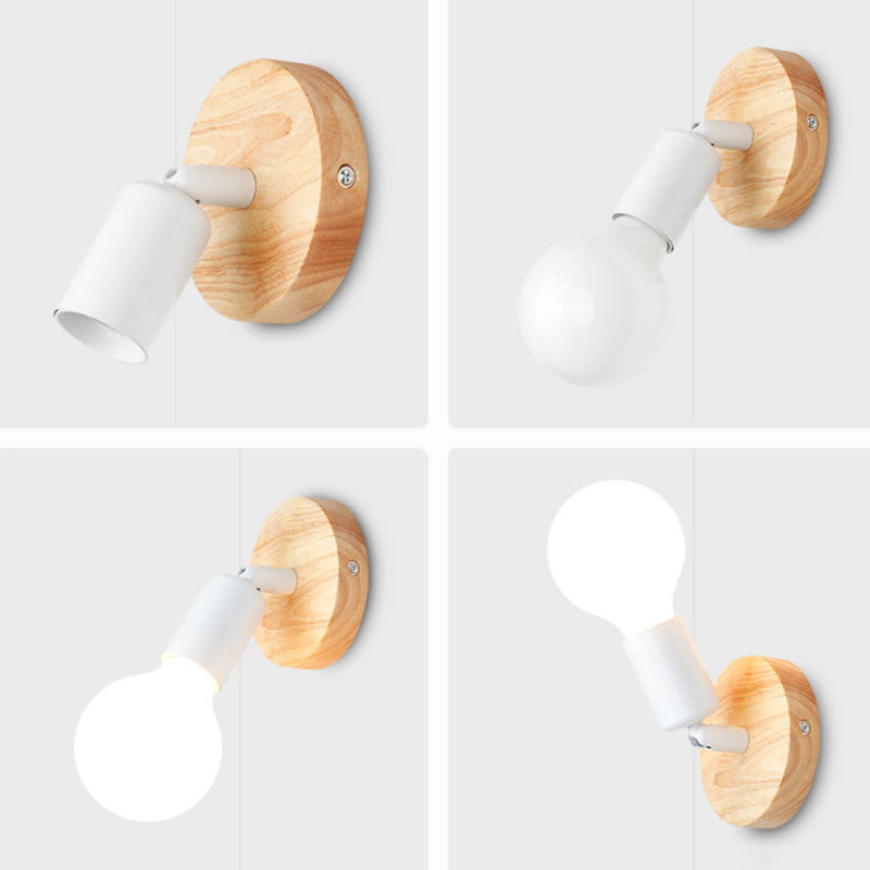 Lampade a parete per lampadina nuda Lampade a parete Ultra-Modern Wall Sconce Lighting per camera da letto