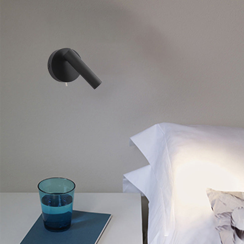 Hedendaagse minimalistische metalen wandconstructie Licht met acrylschaduw voor slaapkamer