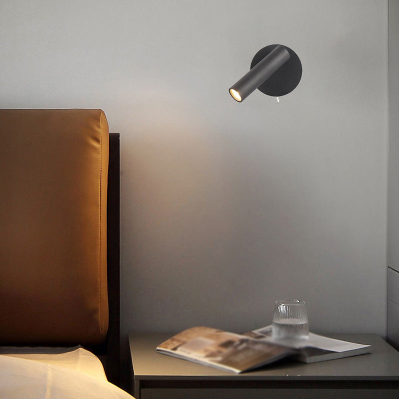 Hedendaagse minimalistische metalen wandconstructie Licht met acrylschaduw voor slaapkamer