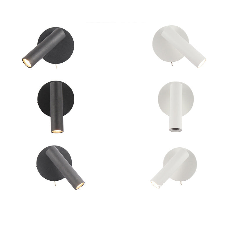 Hedendaagse minimalistische metalen wandconstructie Licht met acrylschaduw voor slaapkamer