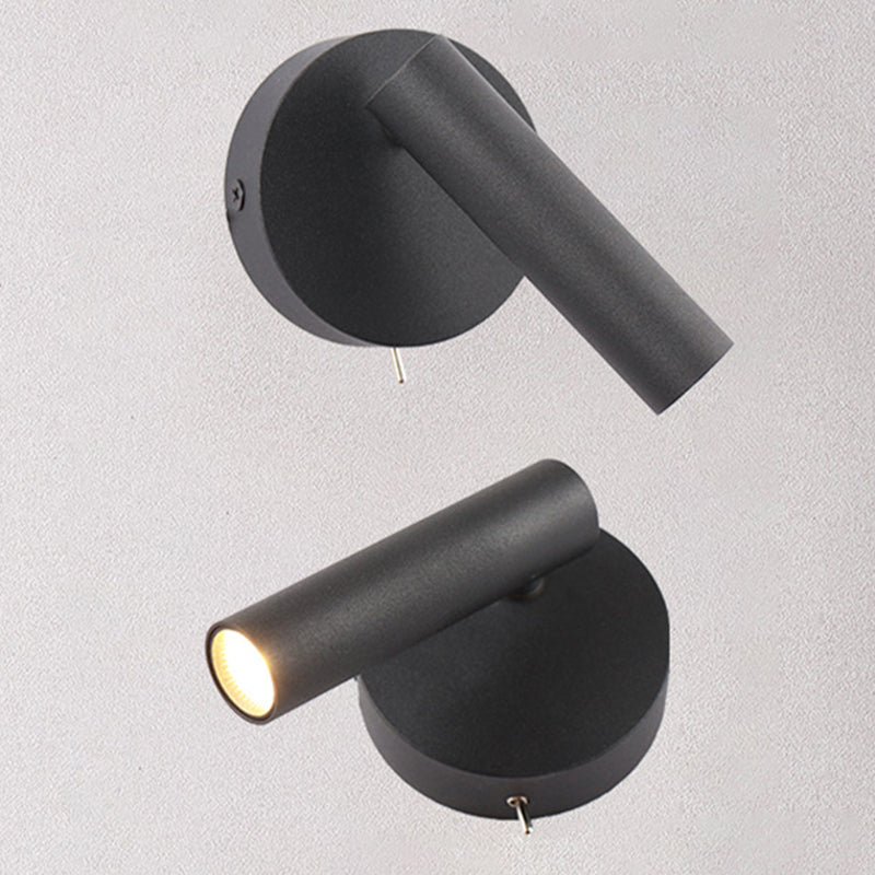 Hedendaagse minimalistische metalen wandconstructie Licht met acrylschaduw voor slaapkamer