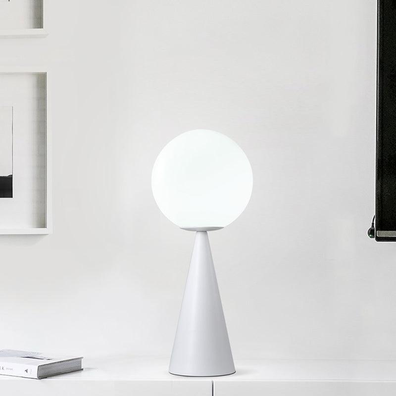 Glass Global Table Light Contemporary Style Nights and Lamp for Bedroom