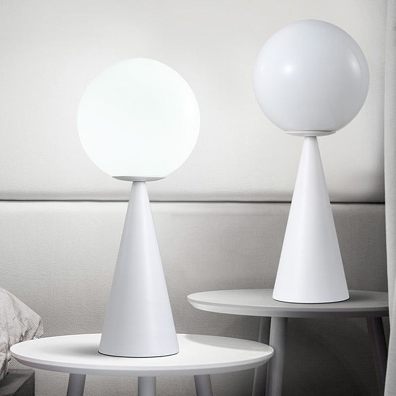 Glass Global Table Light Contemporary Style Nights and Lamp for Bedroom