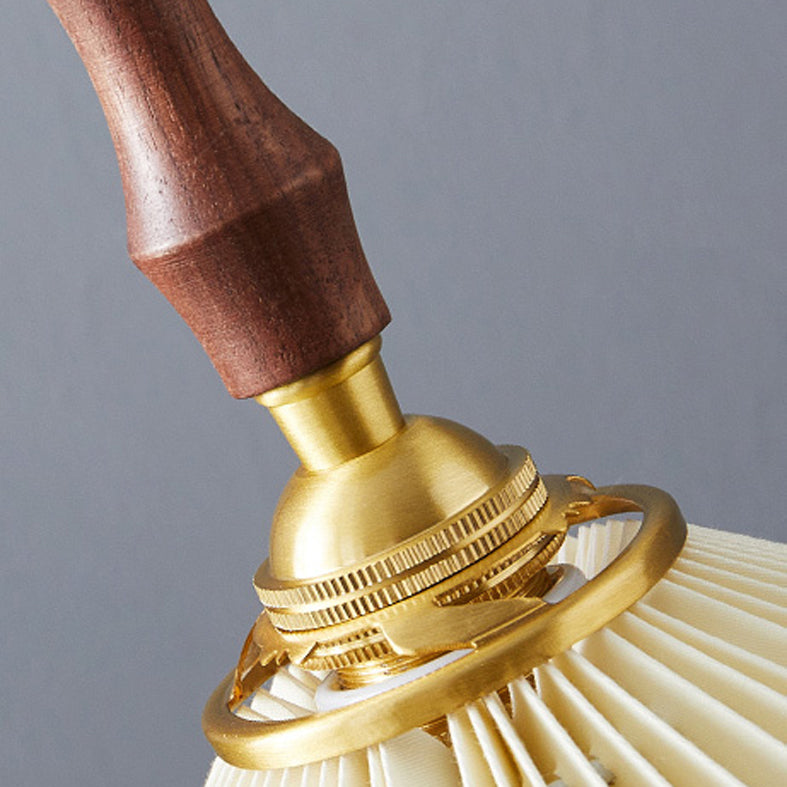 Cone Hanging Light Fixture Modern 1-Light Suspension Lamp with Fabric Shade for Restaurant