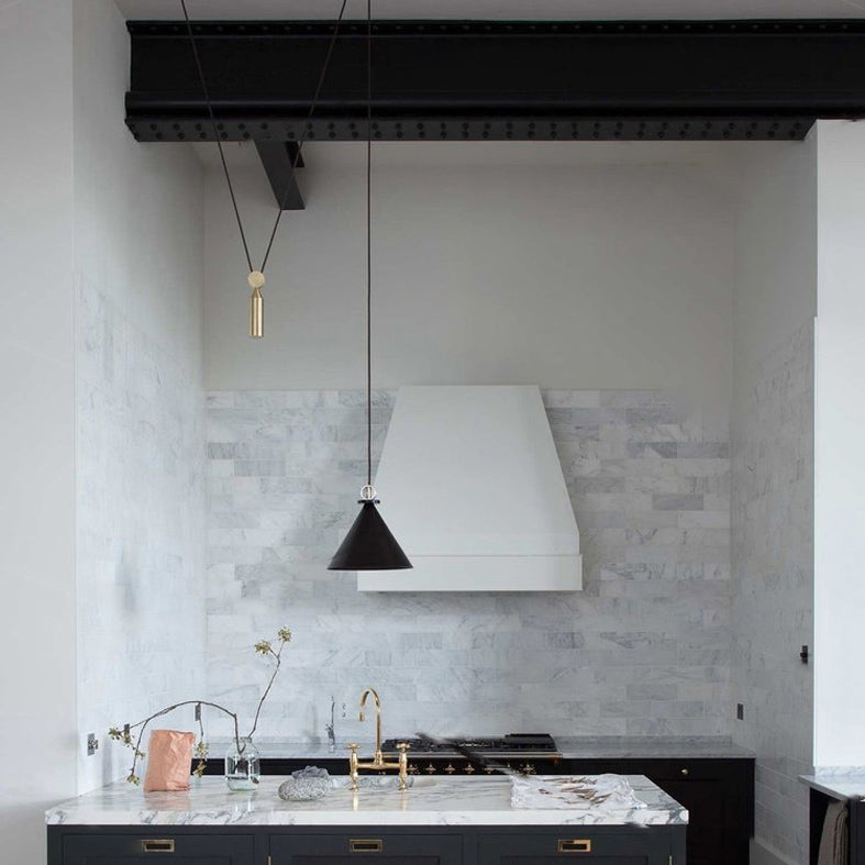 Metal Conical Hanging Light Kit Simplicity Style Down Lighting Pendant for Bedroom