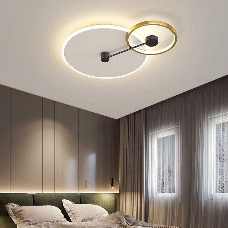 Geometrische inbouwverlichtingsarmaturen Eenvoud Acryl plafondverlichtingsarmaturen voor slaapkamer