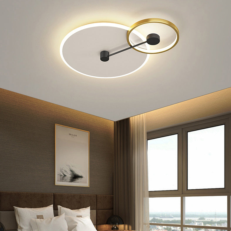 Geometrische inbouwverlichtingsarmaturen Eenvoud Acryl plafondverlichtingsarmaturen voor slaapkamer