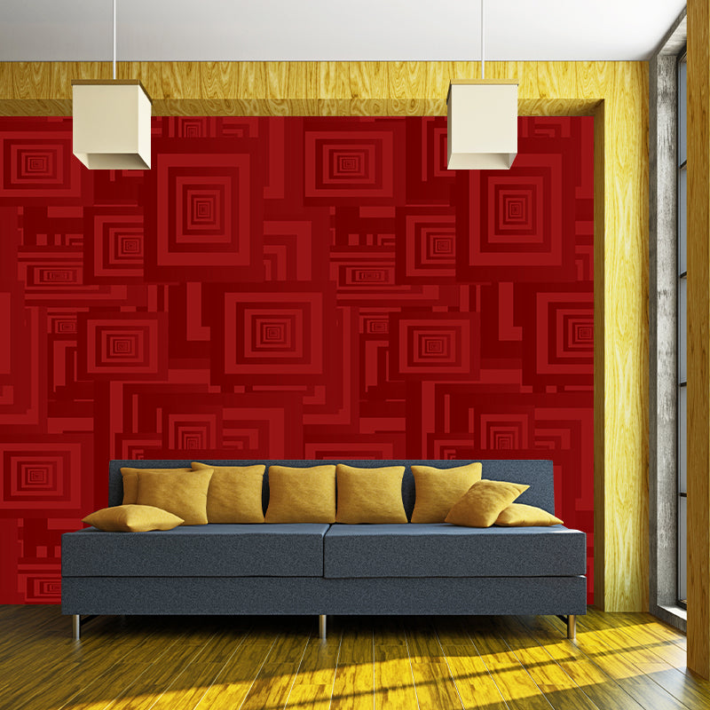 Customized Home Decoration Wall Mural Geometry Illustration Square Wall Art
