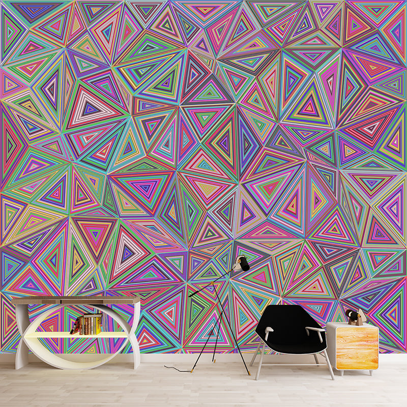 Customized Home Decoration Wall Mural Geometry Illustration Square Wall Art