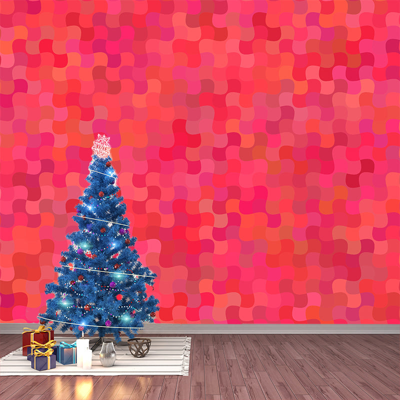 Modern Style Geometry Wall Mural Illustration Square Home Decoration for Kitchen