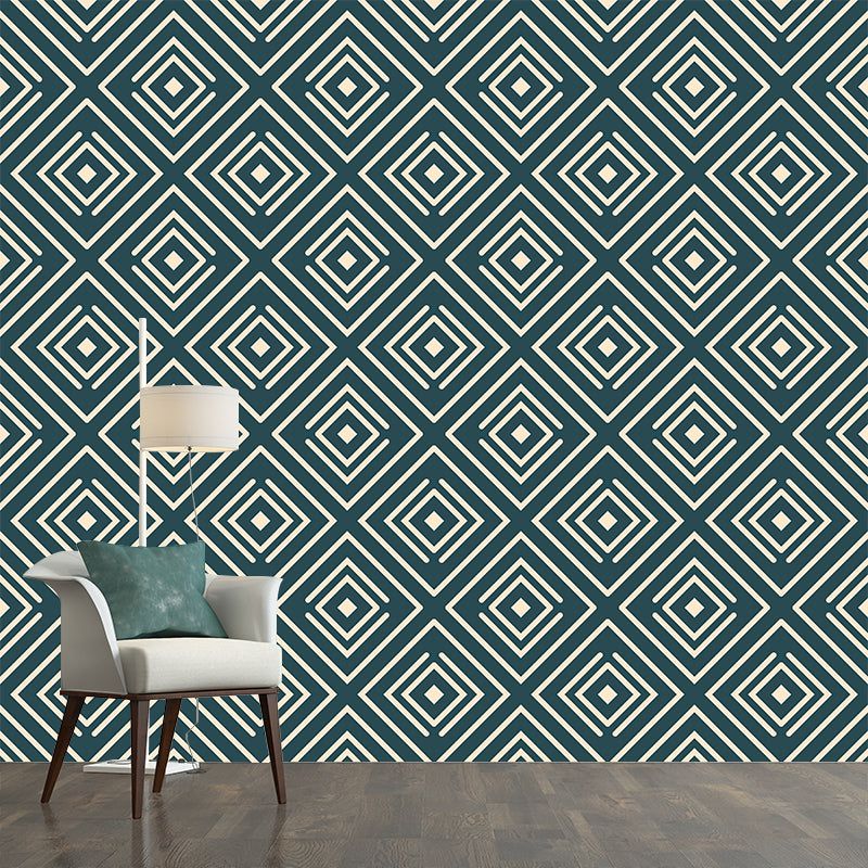 Customized Contemporary Geometry Wall Mural Decal Moisture Resistant Wall Decor