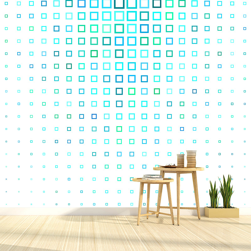 Customized Modern Mural Wallpaper Geometry Wall Decor for Sitting Room