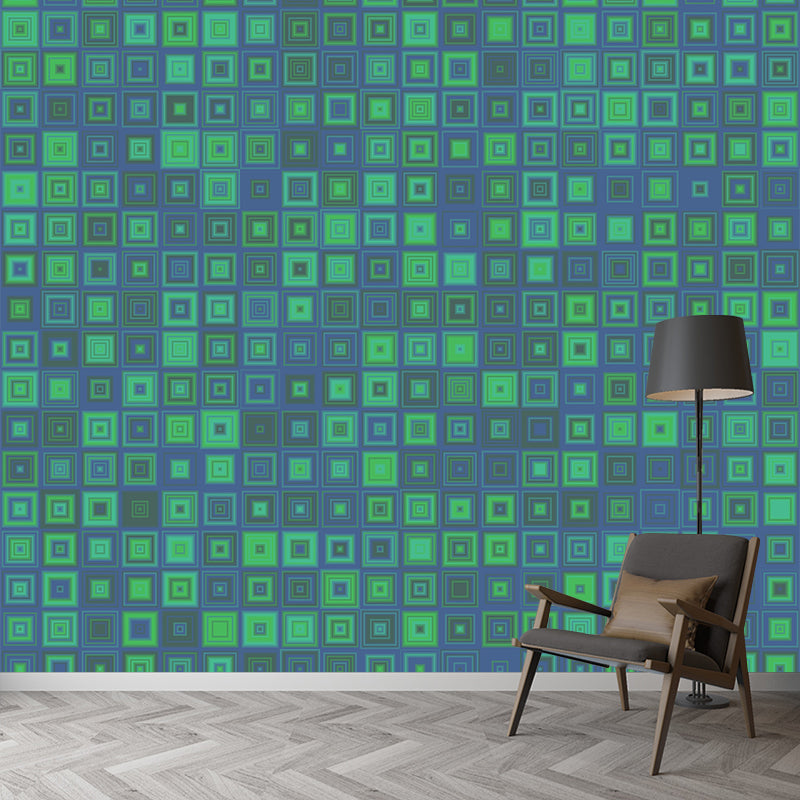 Minimalism Geometry Wall Mural Illustration Square Home Decoration