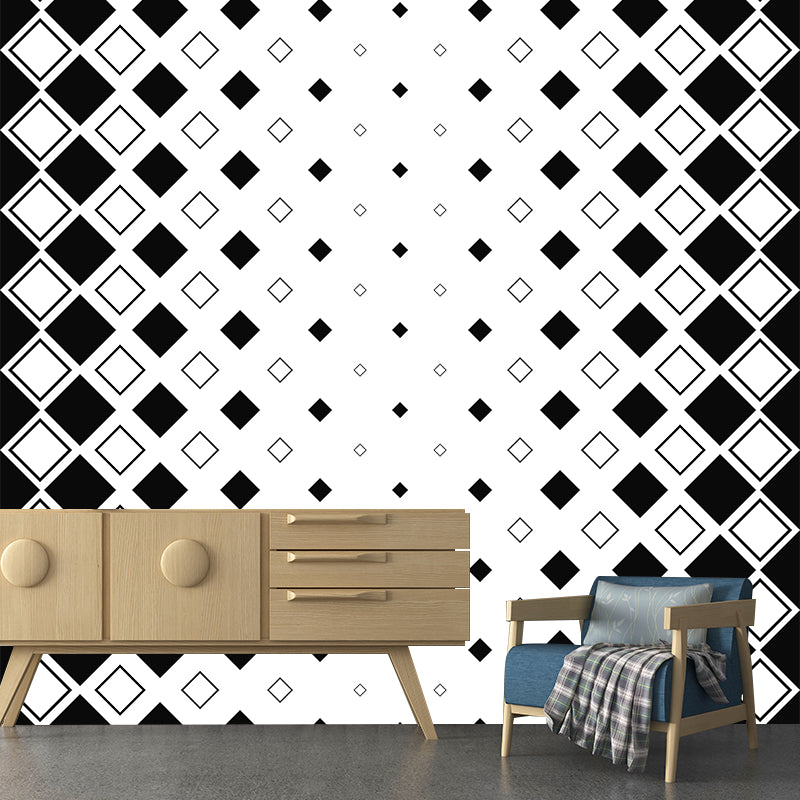 Sleeping Room Home Decoration Wall Mural Square Geometry Customized Wall Art