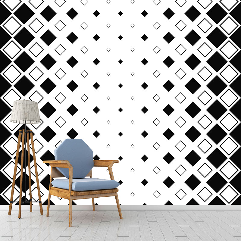 Sleeping Room Home Decoration Wall Mural Square Geometry Customized Wall Art