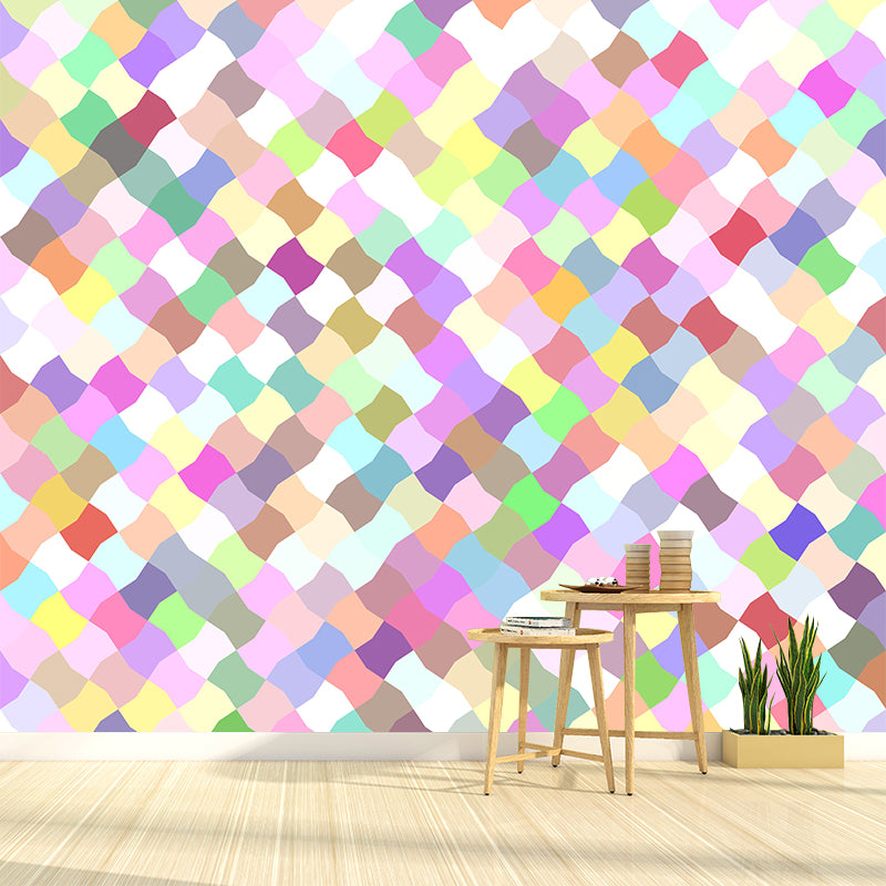 Sleeping Room Home Decoration Wall Mural Square Geometry Customized Wall Art