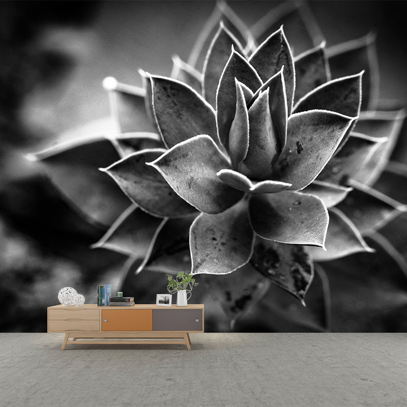 Aloe Green Plant Wall Mural Environment Friendly for Study Room Home Decor