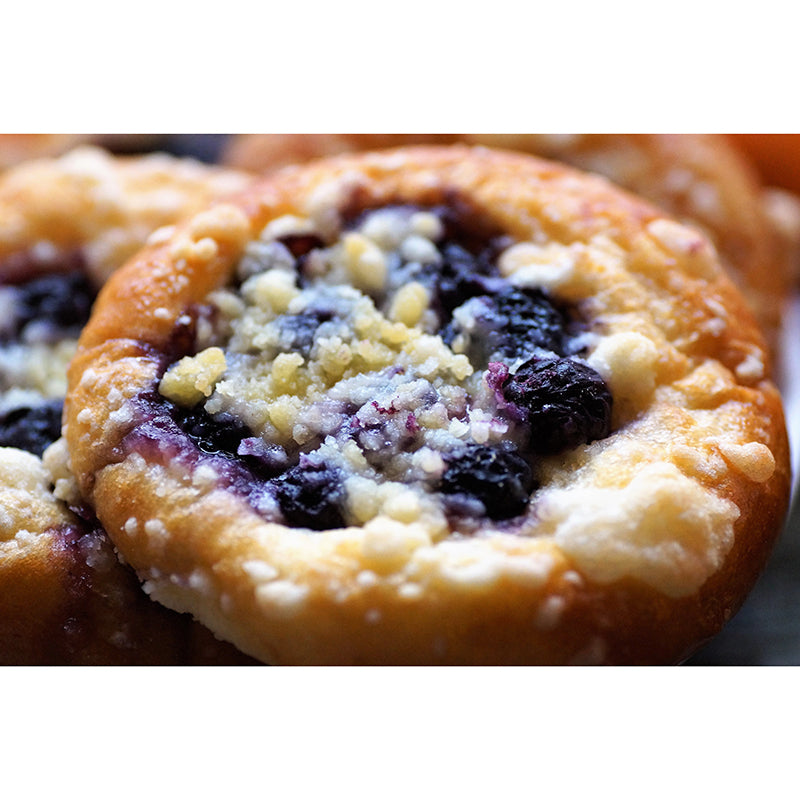 Blueberry Cake  Dessert Murals Environment Friendly for Dessert Shop Stain Resistant