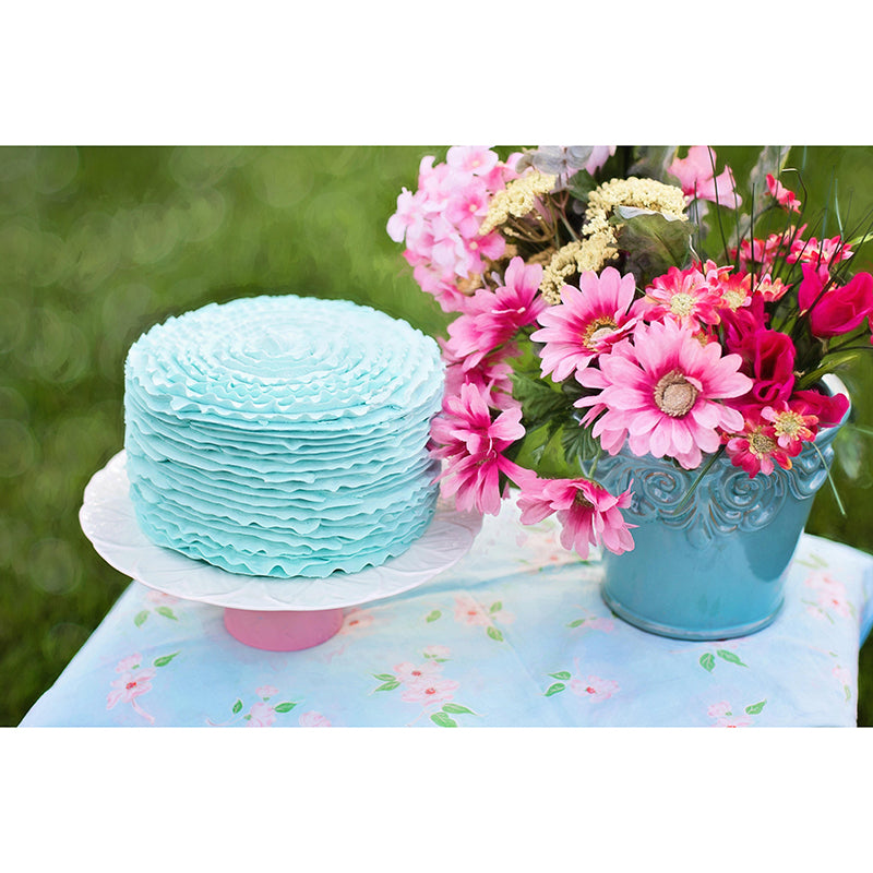 Customized Photography Birthday Cake Dessert Mural Wallpaper Commerce Shop Decoration