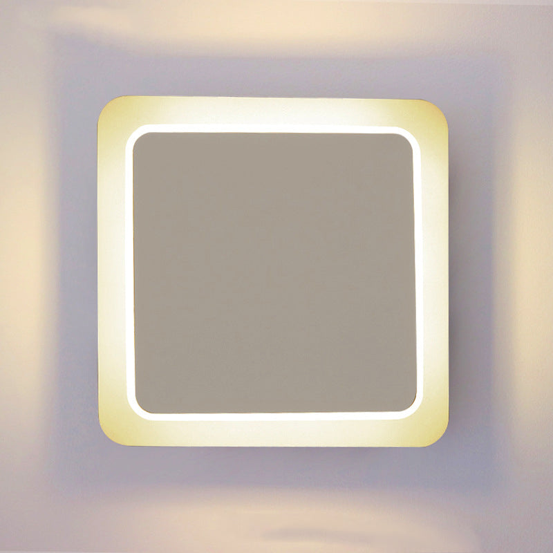 Modern Style Wall Light Square Shape Acrylic LED Sconce Light for Stair Dining Room