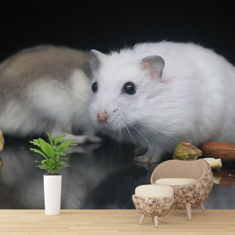 Customized Contemporary Hamster Mural Mildew Resistant for Sitting Room Bedroom