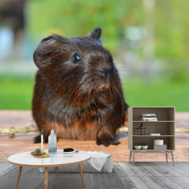 Customized Contemporary Hamster Mural Mildew Resistant for Sitting Room Bedroom