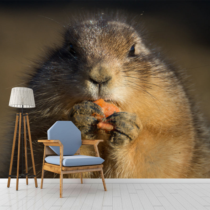 Customized Contemporary Hamster Mural Mildew Resistant for Sitting Room Bedroom