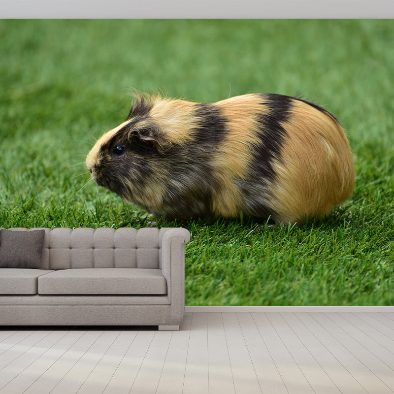 Customized Contemporary Guinea-Pig Mural Mildew Resistant for Sitting Room Bedroom