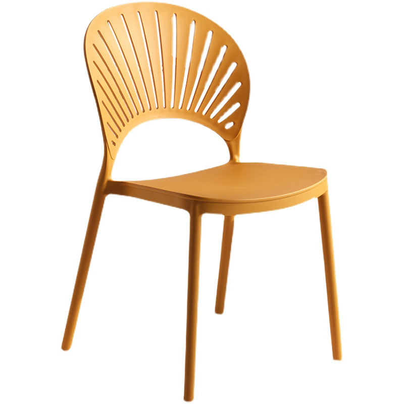 Chaise latérale arrière en plastique moderne Windsor 33" H dinant la chaise pour le restaurant