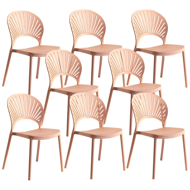 Chaise latérale arrière en plastique moderne Windsor 33" H dinant la chaise pour le restaurant