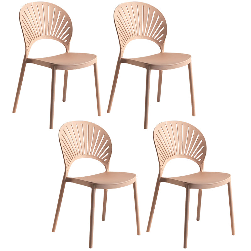 Chaise latérale arrière en plastique moderne Windsor 33" H dinant la chaise pour le restaurant