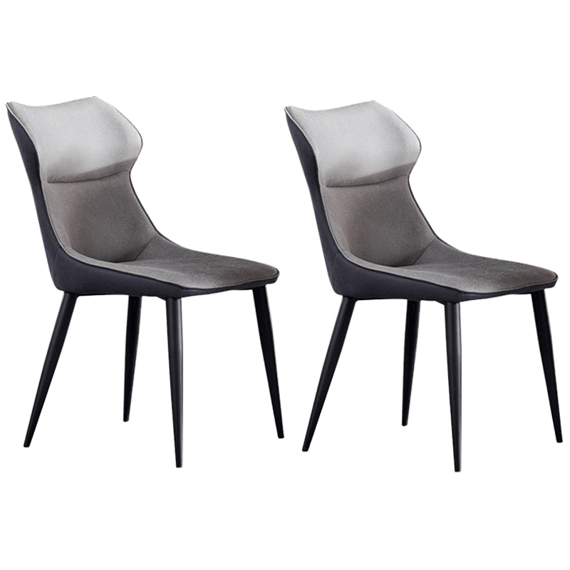 Modern Style Kitchen Dining Side Chair Polyurethane Dining Chair with Carbon Steel Legs