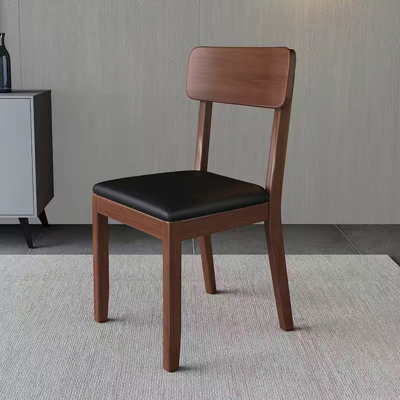 Traditional Dining Chair 16.5'' Wide Open Back Chair with 4 Legs for Home Use