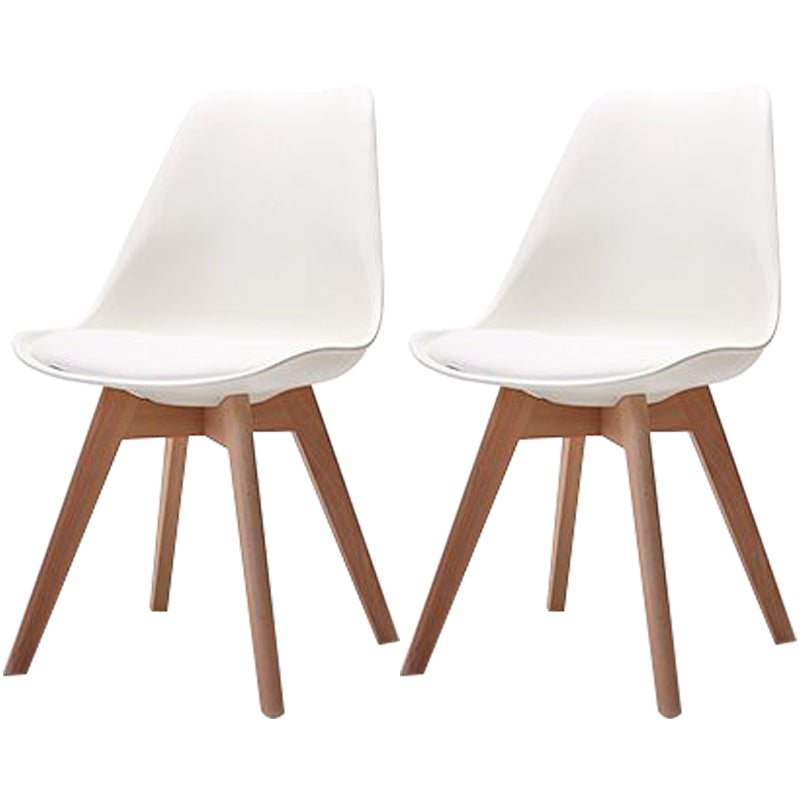 Scandinavian Style Beech Wood Chairs Kitchen Dining Room Solid Side Chair