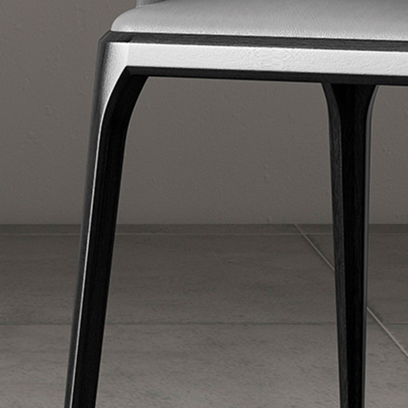 Solid Wood Industrial Dining Room Chair Matte Finish Parsons Dining Chair
