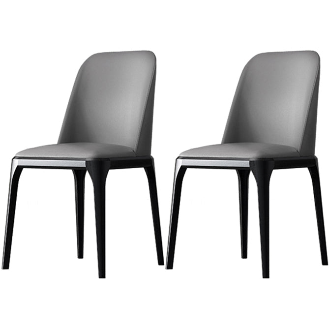 Solid Wood Industrial Dining Room Chair Matte Finish Parsons Dining Chair