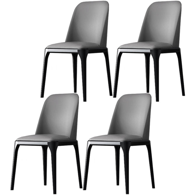 Solid Wood Industrial Dining Room Chair Matte Finish Parsons Dining Chair