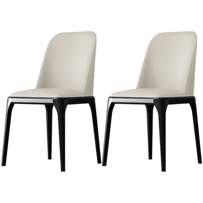 Solid Wood Industrial Dining Room Chair Matte Finish Parsons Dining Chair