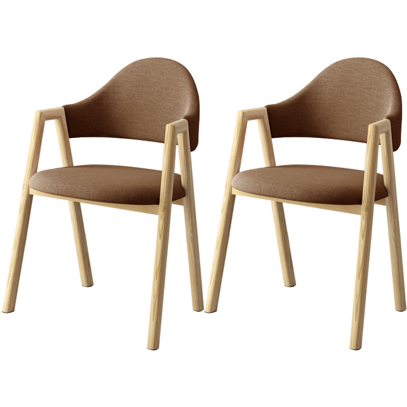 Chaise avec bras en métal pour salle d'étude scandinave, chaise de salle à manger ouverte colorée avec pieds naturels