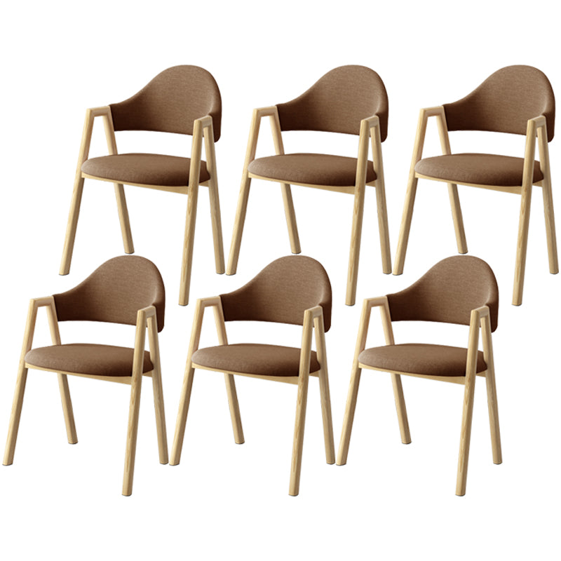 Scandinavian Study Room Metal Arm Chair Colorful Open Dining Chair with Natural Legs