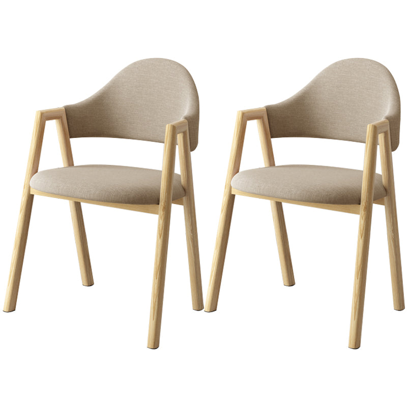 Scandinavian Study Room Metal Arm Chair Colorful Open Dining Chair with Natural Legs