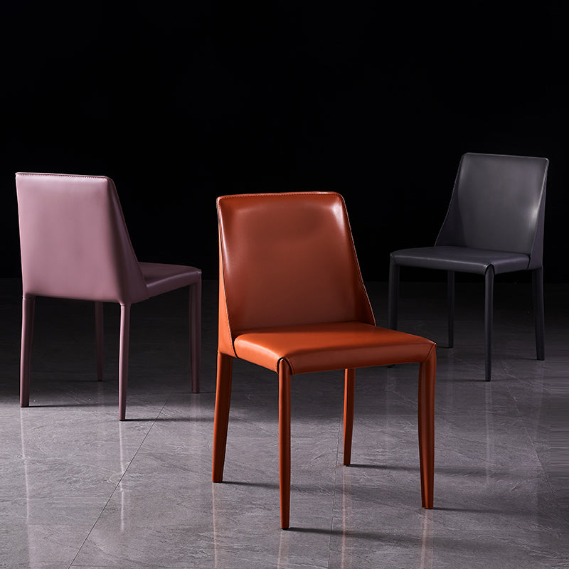 Chaise de selle moderne avec base en métal 32 "H CHAISE DE DINSAGE DE COURT