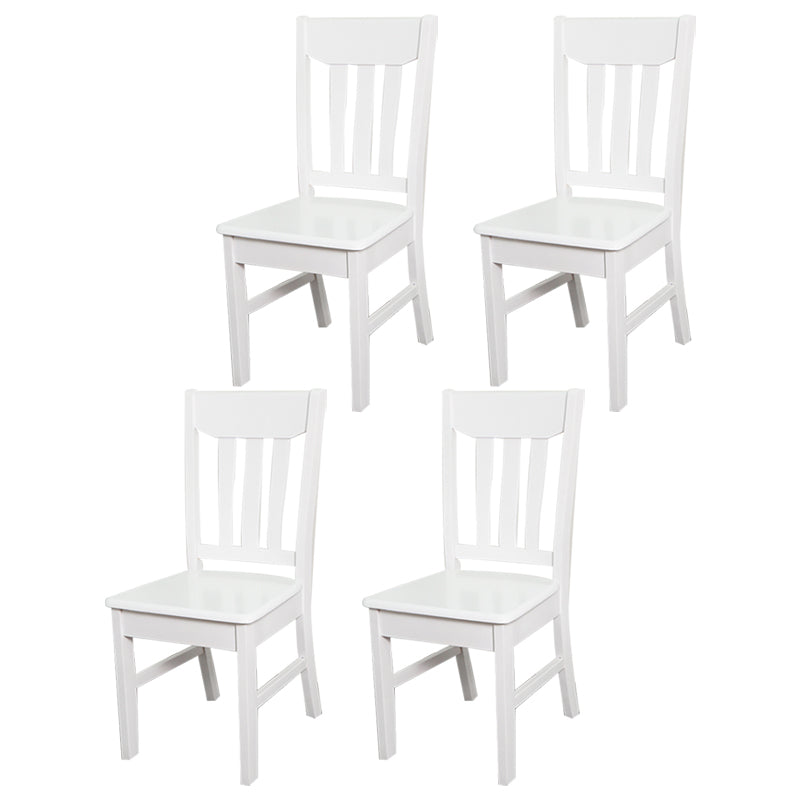 Traditional Dining Room Chair Wood Dining Side Chair with 4 Legs for Home Use