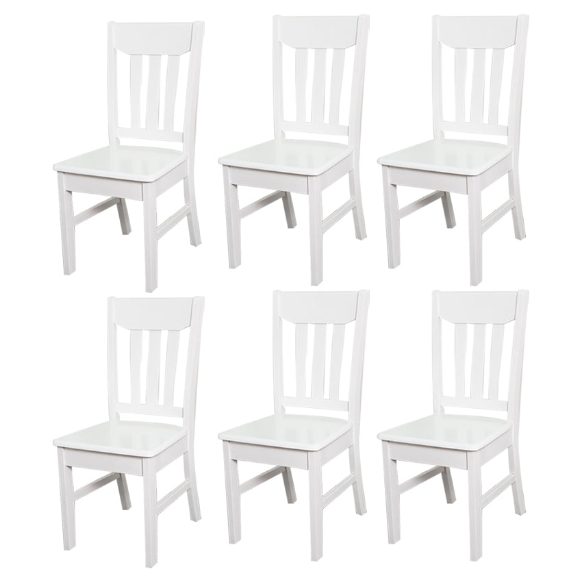 Traditional Dining Room Chair Wood Dining Side Chair with 4 Legs for Home Use