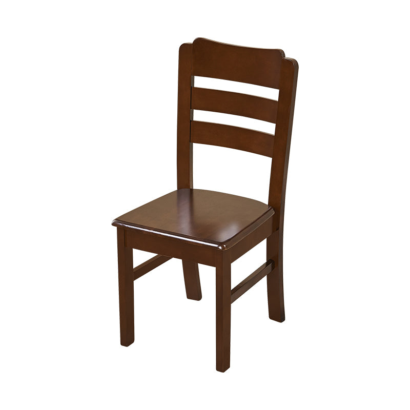 Traditional Dining Room Chair Wood Dining Side Chair with 4 Legs for Home Use