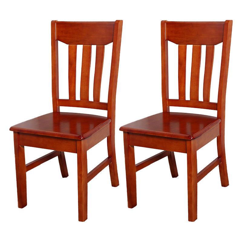 Traditional Dining Room Chair Wood Dining Side Chair with 4 Legs for Home Use