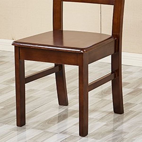 Chaise de salle à manger traditionnelle chaise de salle à manger en bois avec 4 jambes pour un usage à domicile