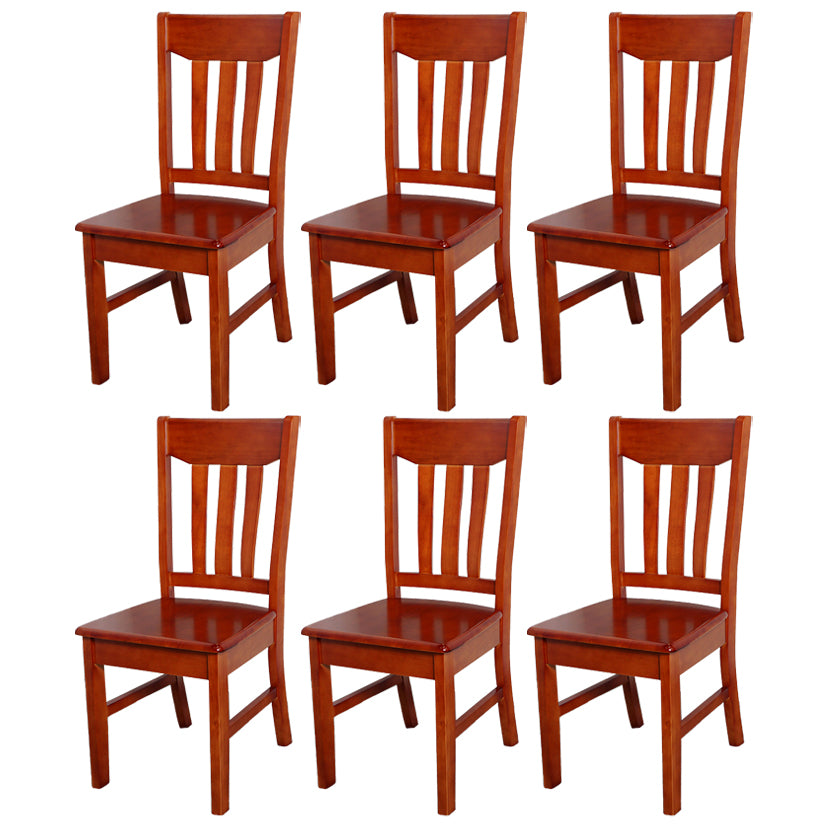 Traditional Dining Room Chair Wood Dining Side Chair with 4 Legs for Home Use
