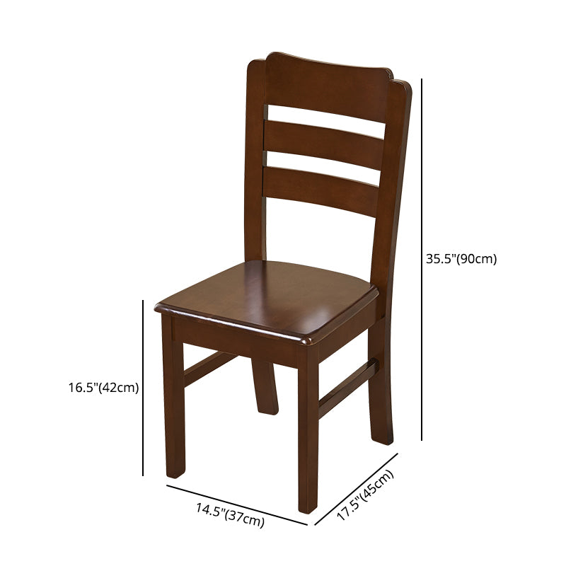 Chaise de salle à manger traditionnelle chaise de salle à manger en bois avec 4 jambes pour un usage à domicile