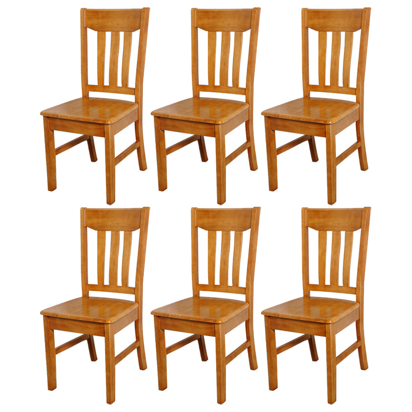 Traditional Dining Room Chair Wood Dining Side Chair with 4 Legs for Home Use